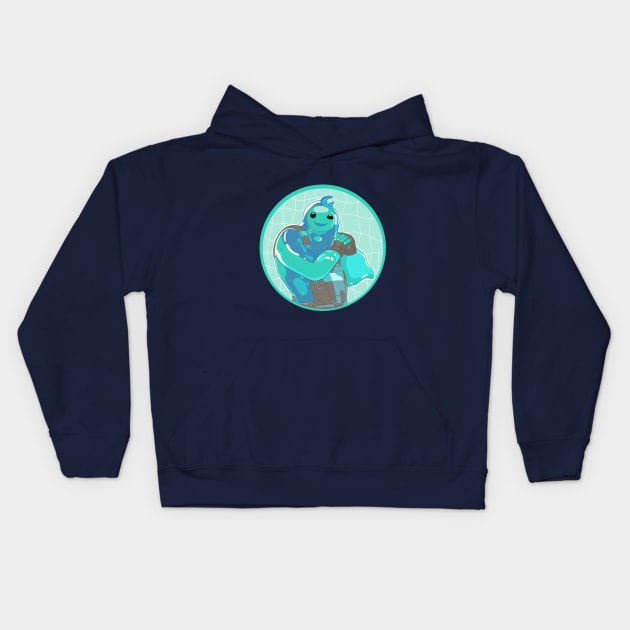 Friendly Blob Kids Hoodie by TASCHE